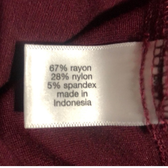 Lane Bryant Burgundy Dress - Picture 2 of 3